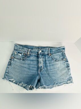American Eagle Outfitters Light Blue Distressed Denim Shorts size 6